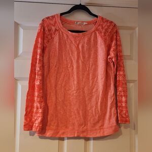 Liberty Love hot pink long sleeve top L